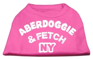 Aberdoggie NY Screenprint Shirts Bright Pink Med (12)