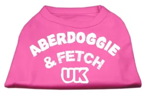 Aberdoggie UK Screenprint Shirts Bright Pink XXXL (20)