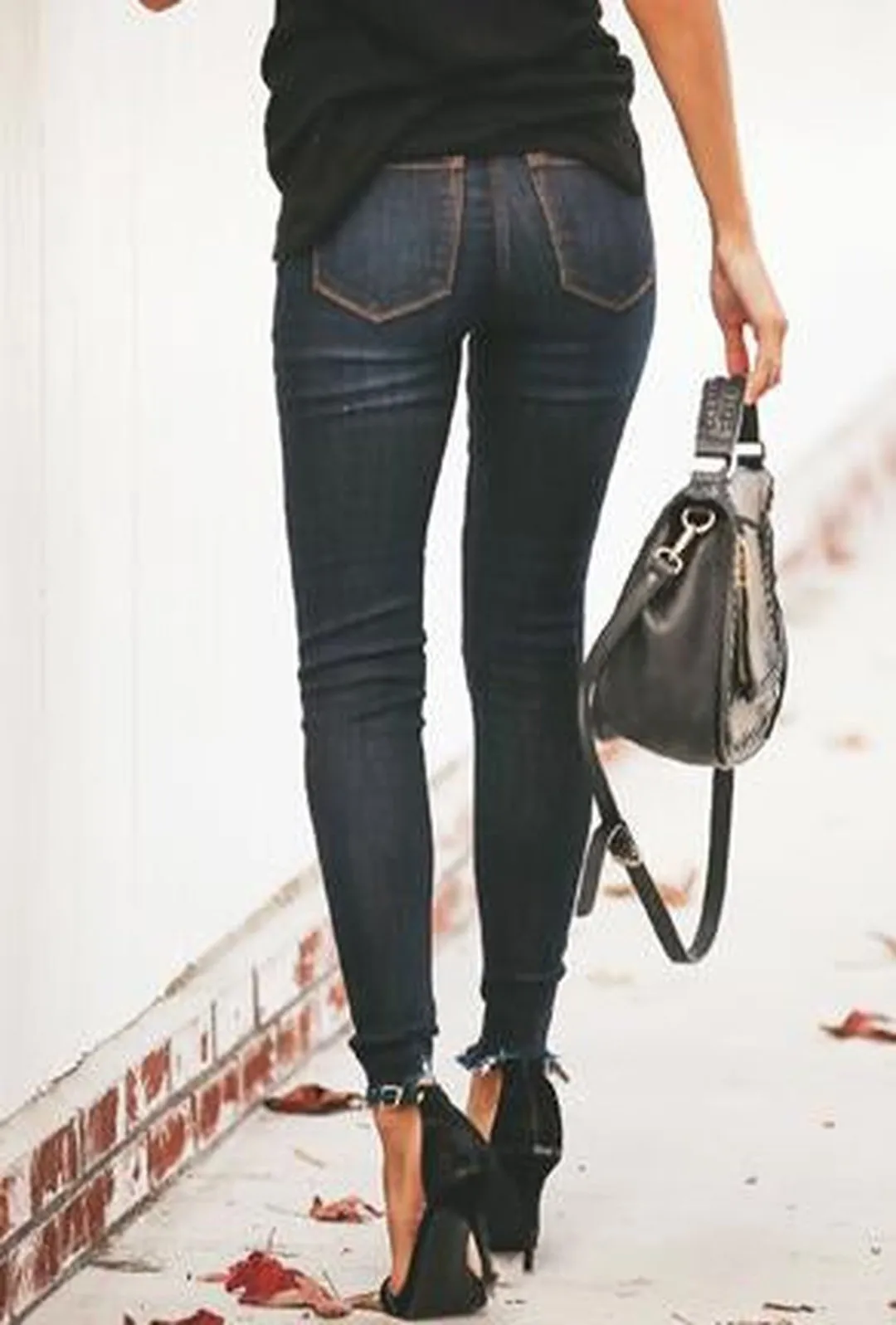 AMRITA - FLY FRONT JEANS