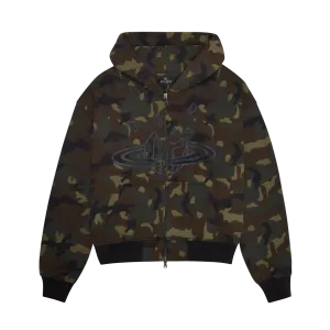 Broken Planet Camo Planet Zip Up Hoodie