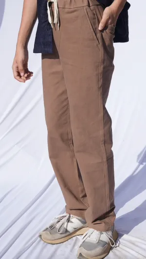 Brown Denim Pant