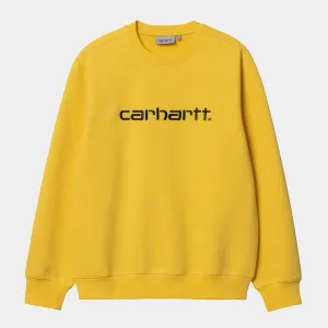 Carhartt WIP - Carhartt Crewneck Sweatshirt - Buttercup / Black