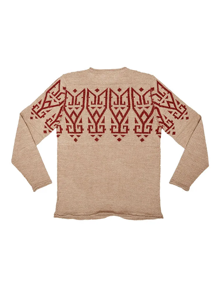 Chompa para Hombre Dunkelvolk CREW NECK ANKA ALPACA ROS