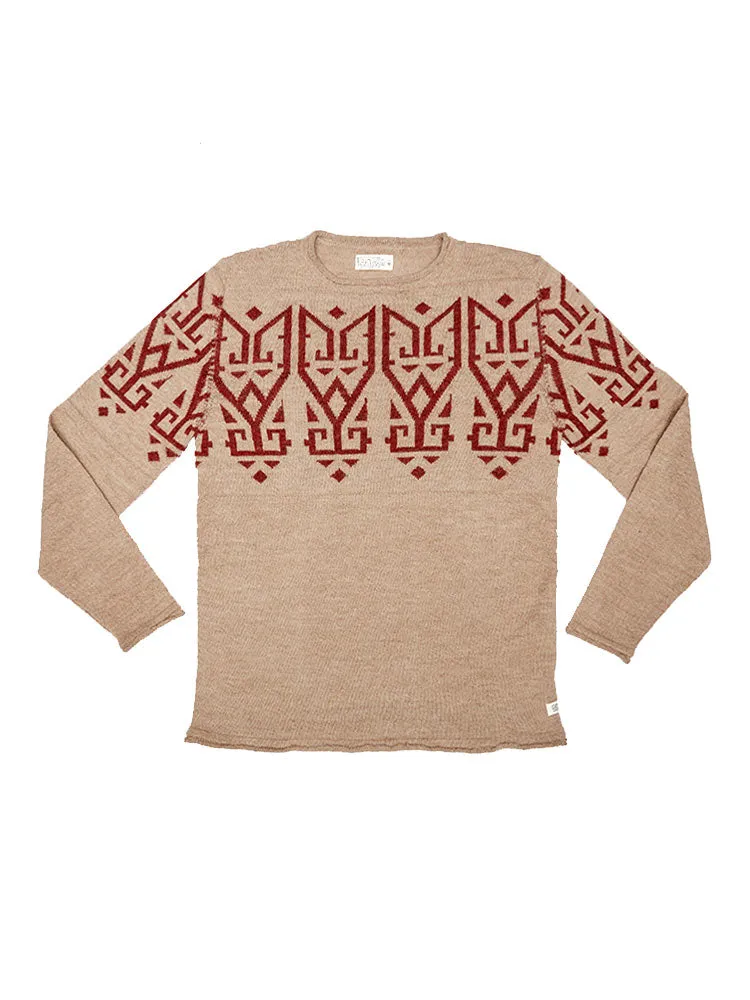 Chompa para Hombre Dunkelvolk CREW NECK ANKA ALPACA ROS