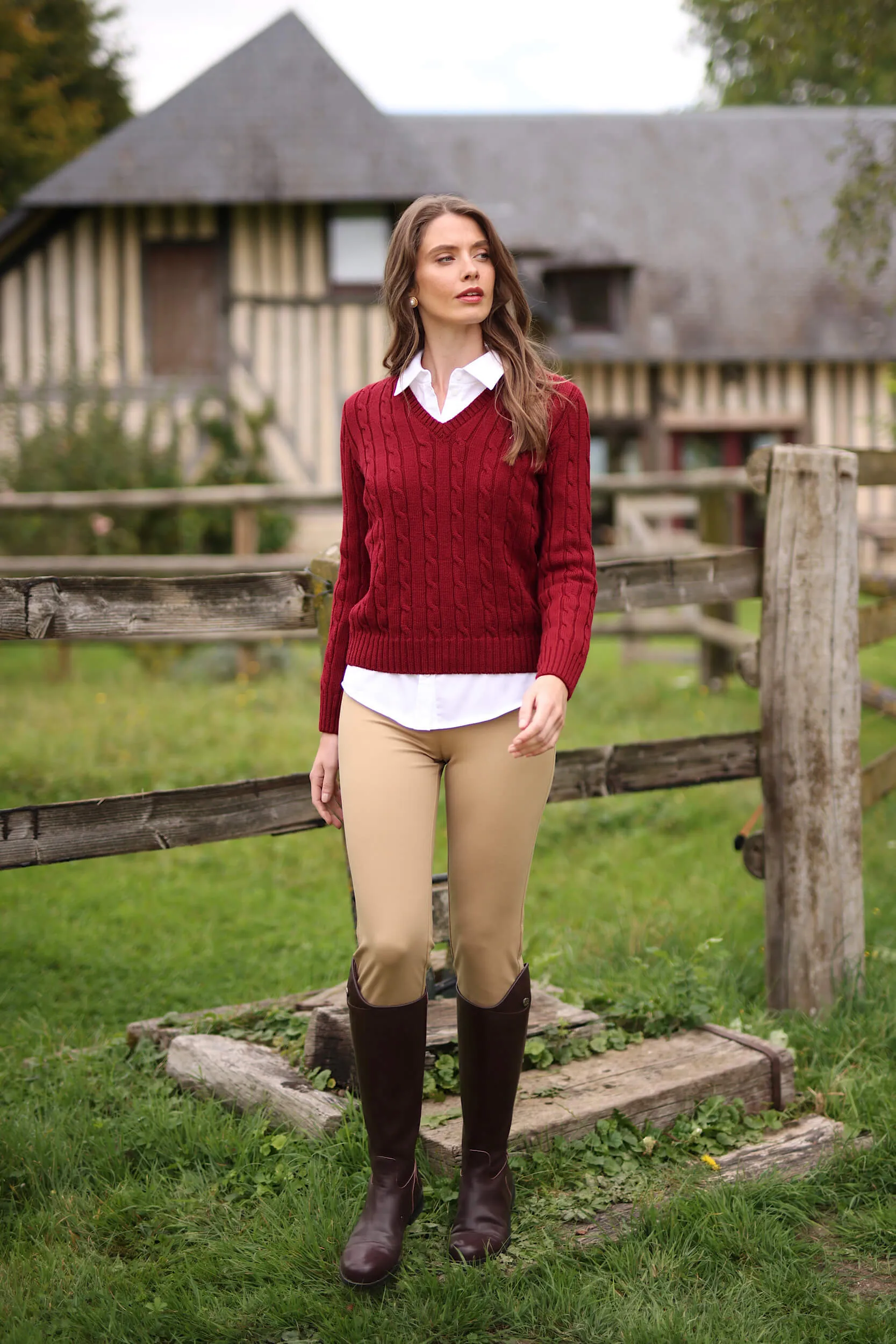 Christin Cable Knit Sweater