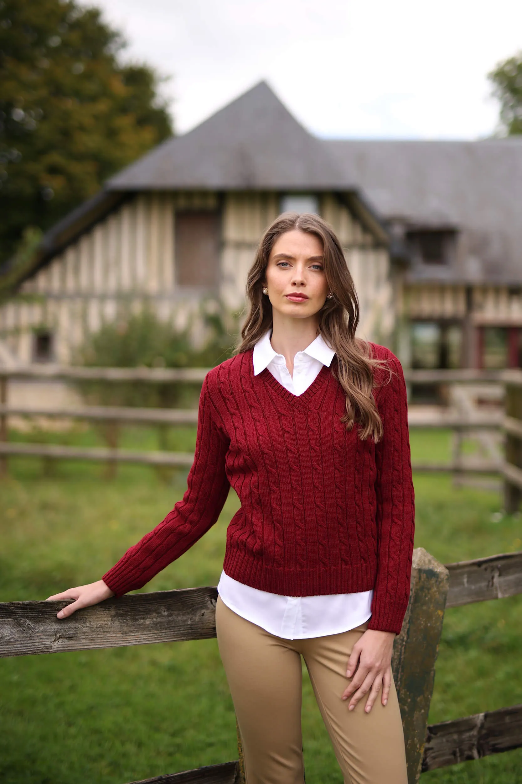 Christin Cable Knit Sweater