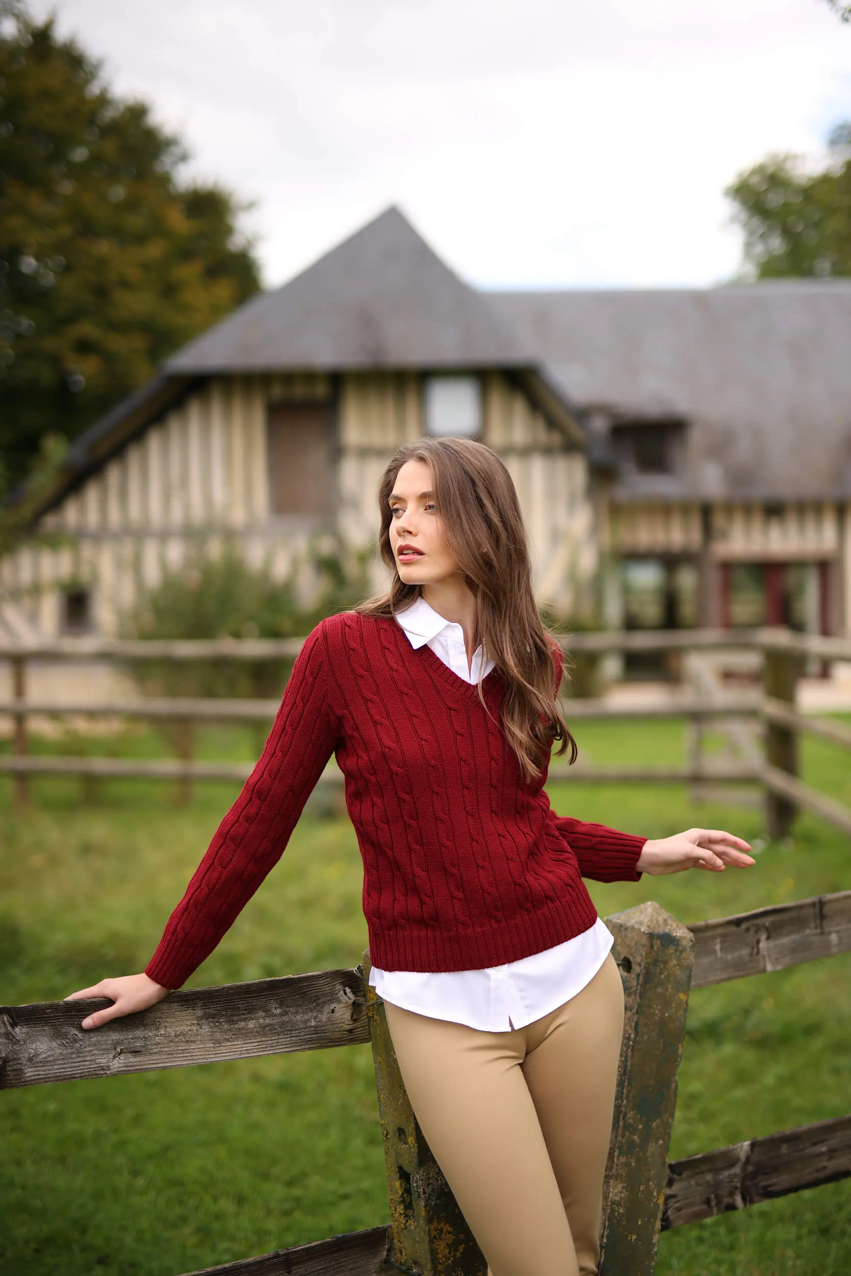 Christin Cable Knit Sweater