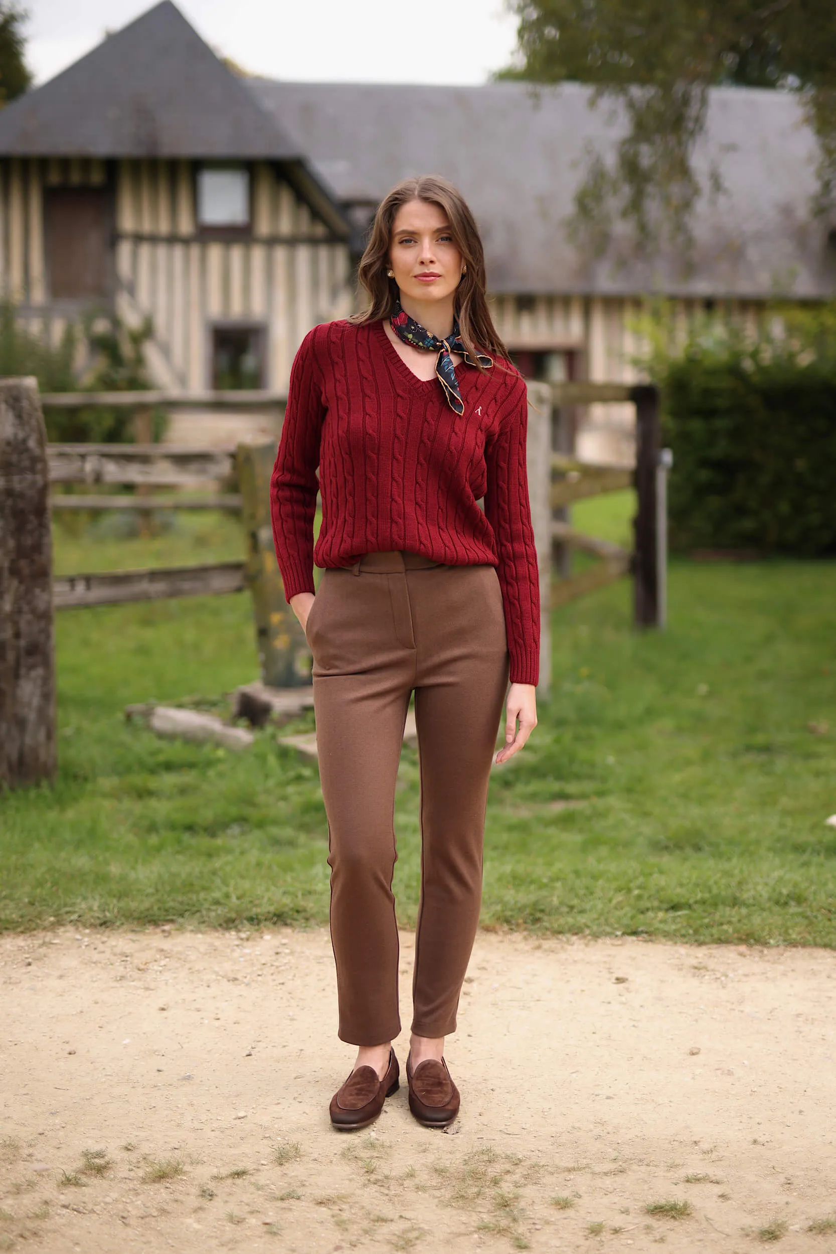 Christin Cable Knit Sweater