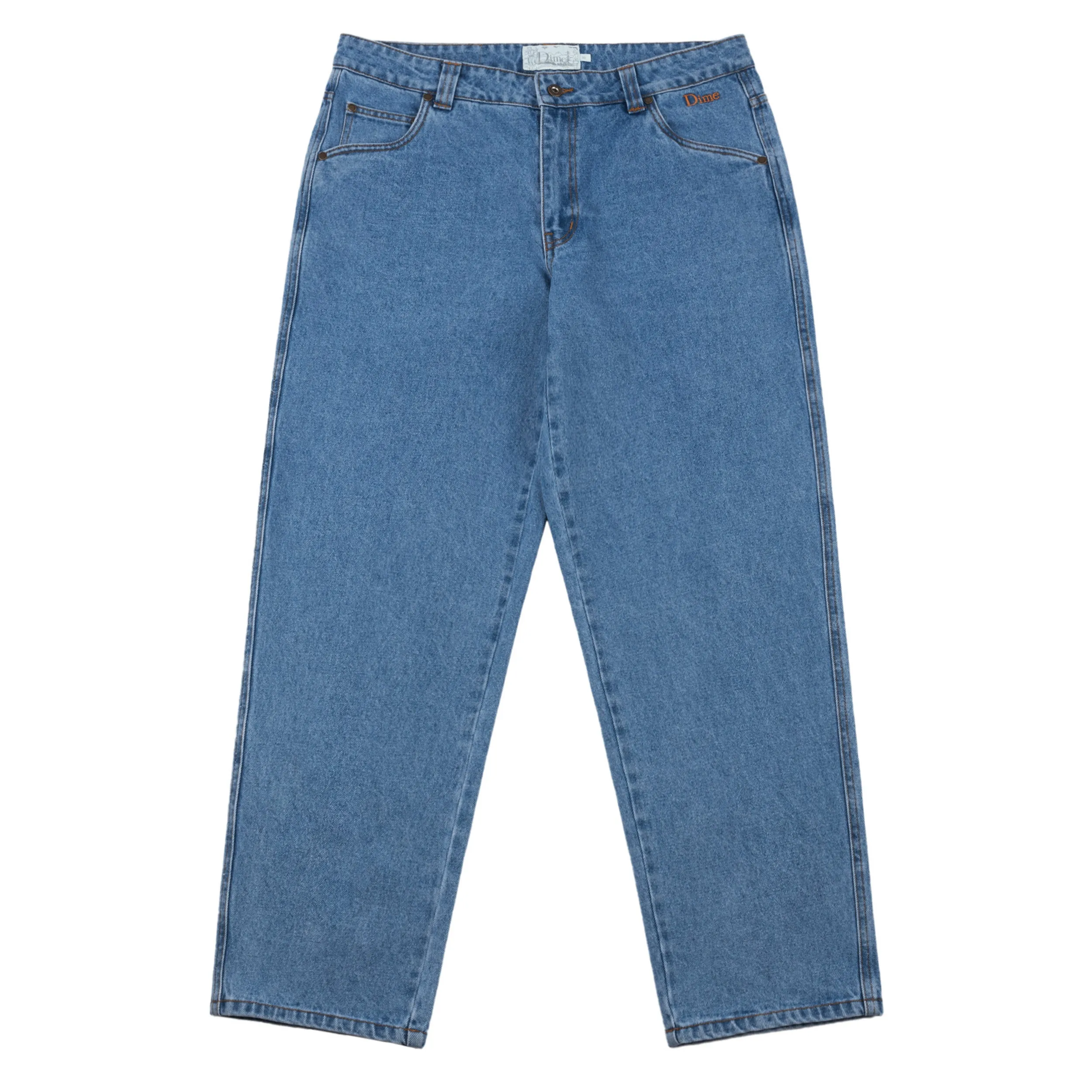 Classic Relaxed Denim Pants, Indigo Wash