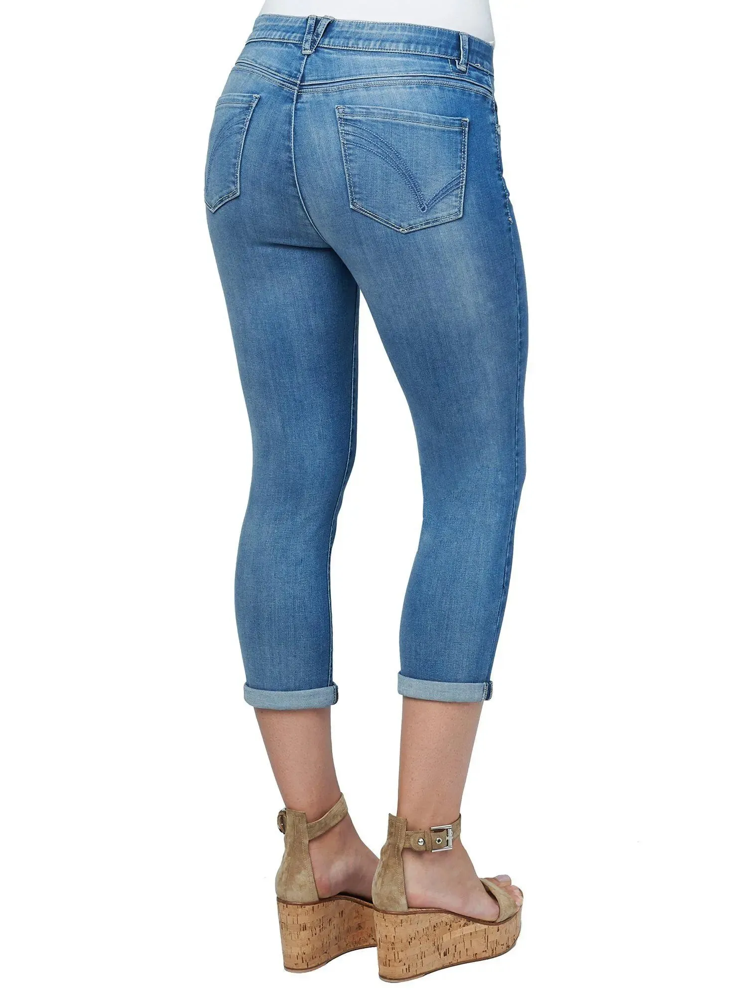 Democracy Modern "Ab"solution High Rise Crop Luxe Jeans