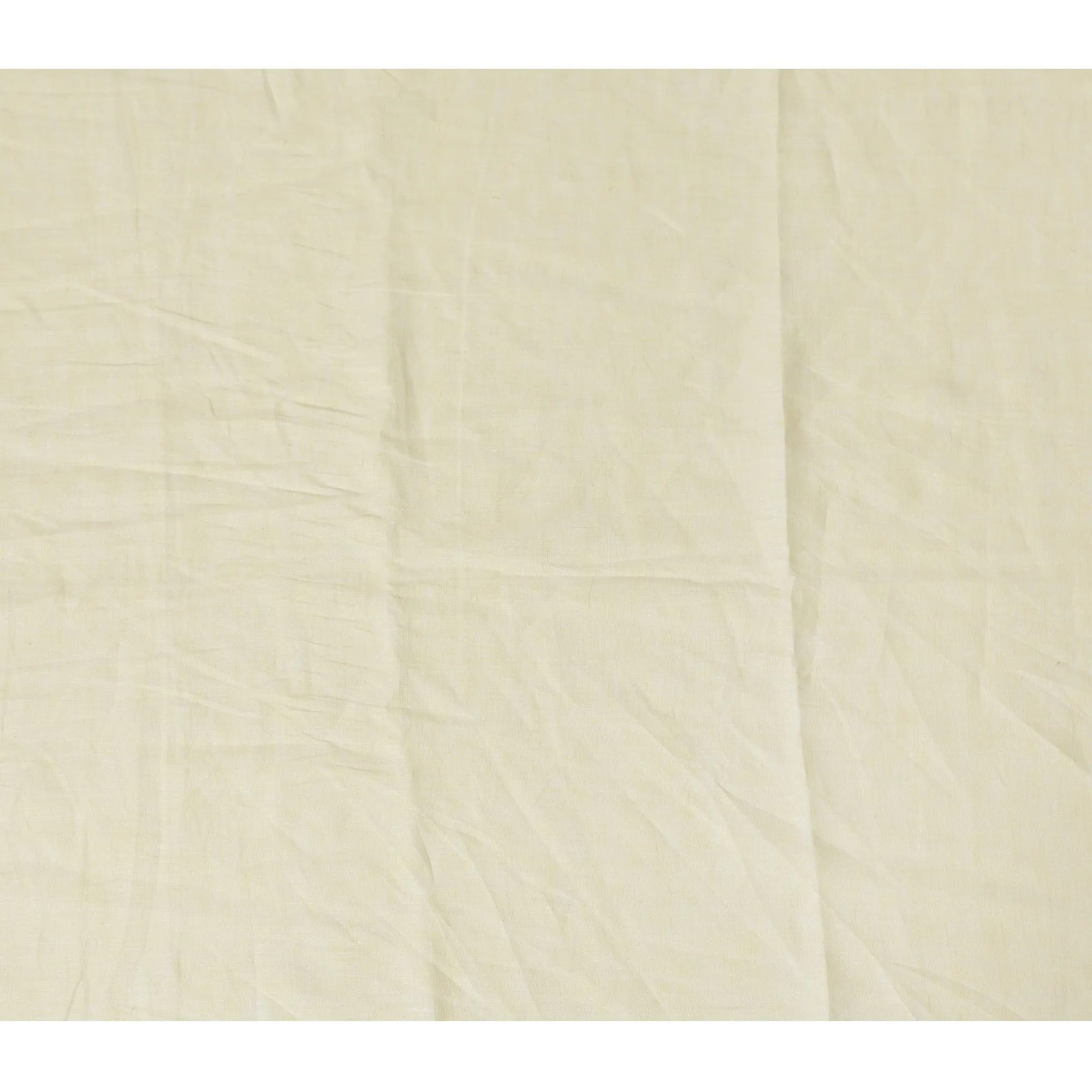 Elegant Pale Yellow Pure Linen Fabric - 60 Lea, 140 cm Wide-D19401