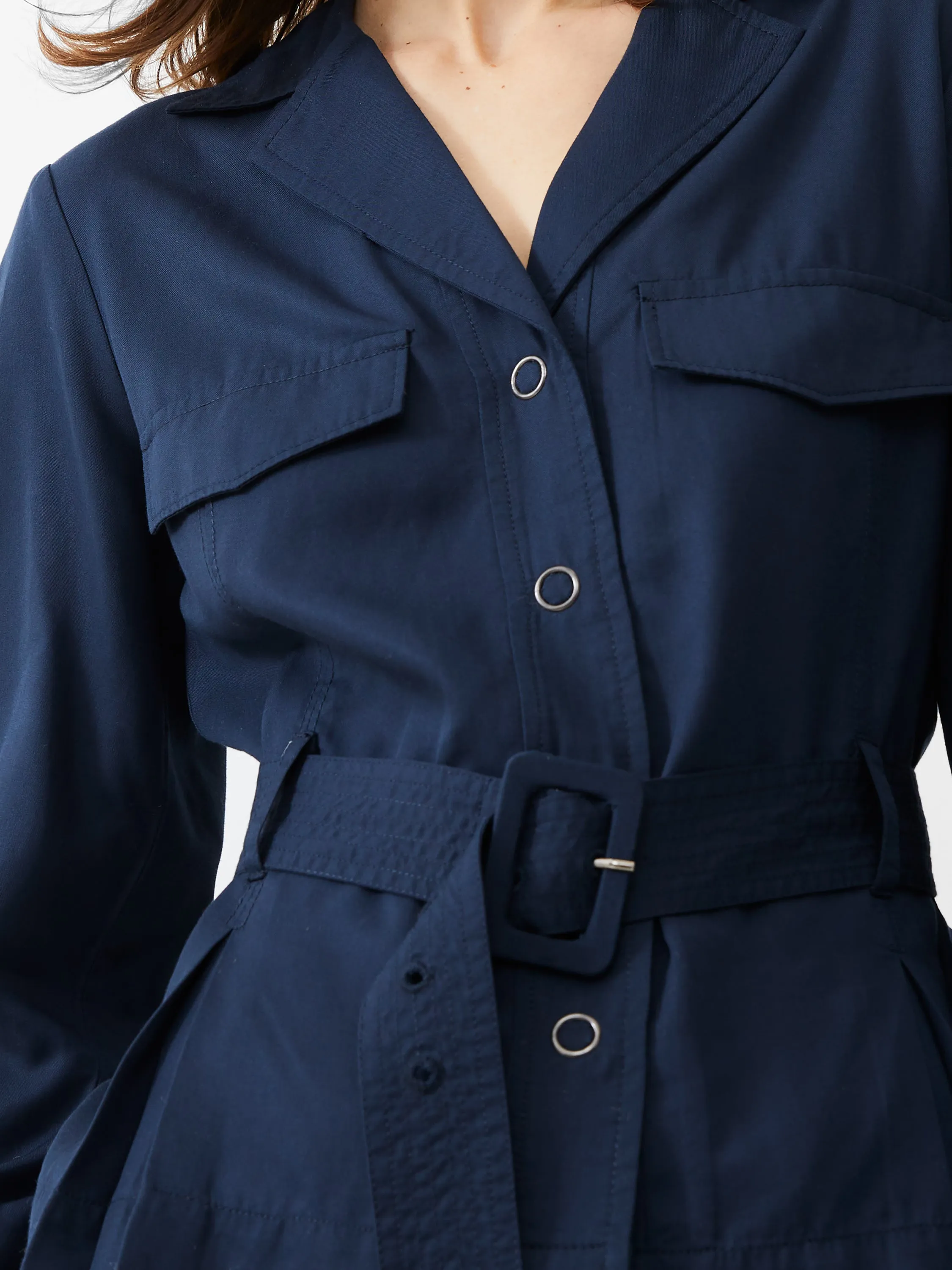 Elkie Twill Belted Jacket