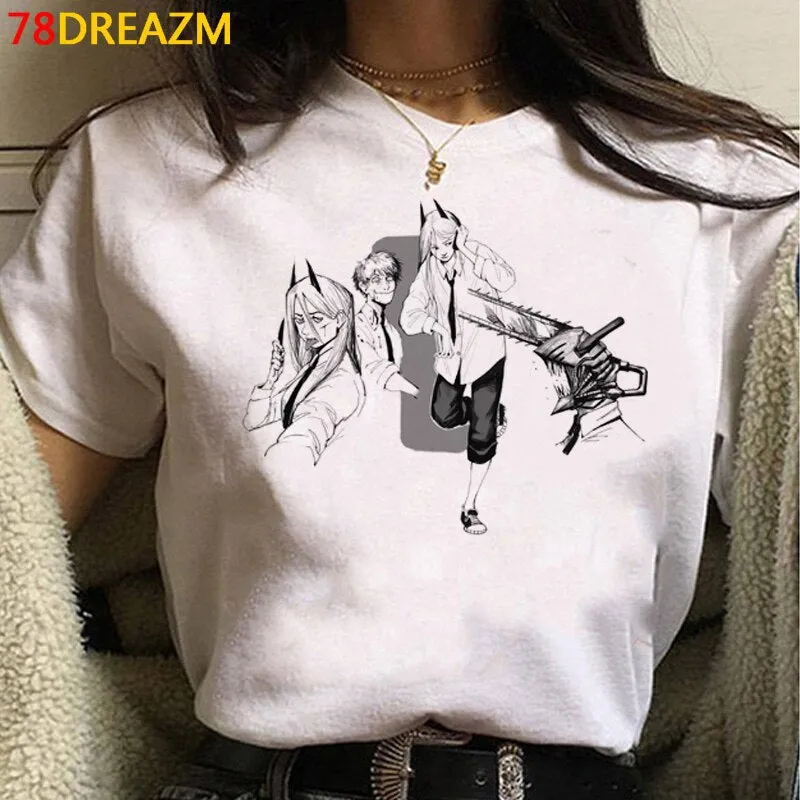 Graphic Croptop/Tshirts Set-1 Chainsaw Man (Variants Available)