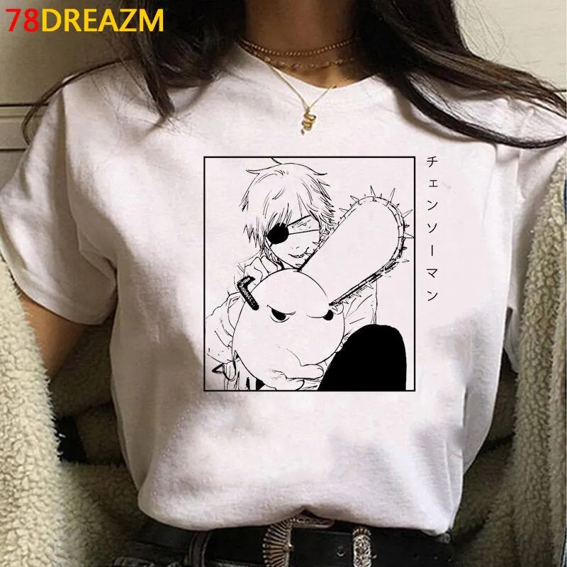 Graphic Croptop/Tshirts Set-1 Chainsaw Man (Variants Available)