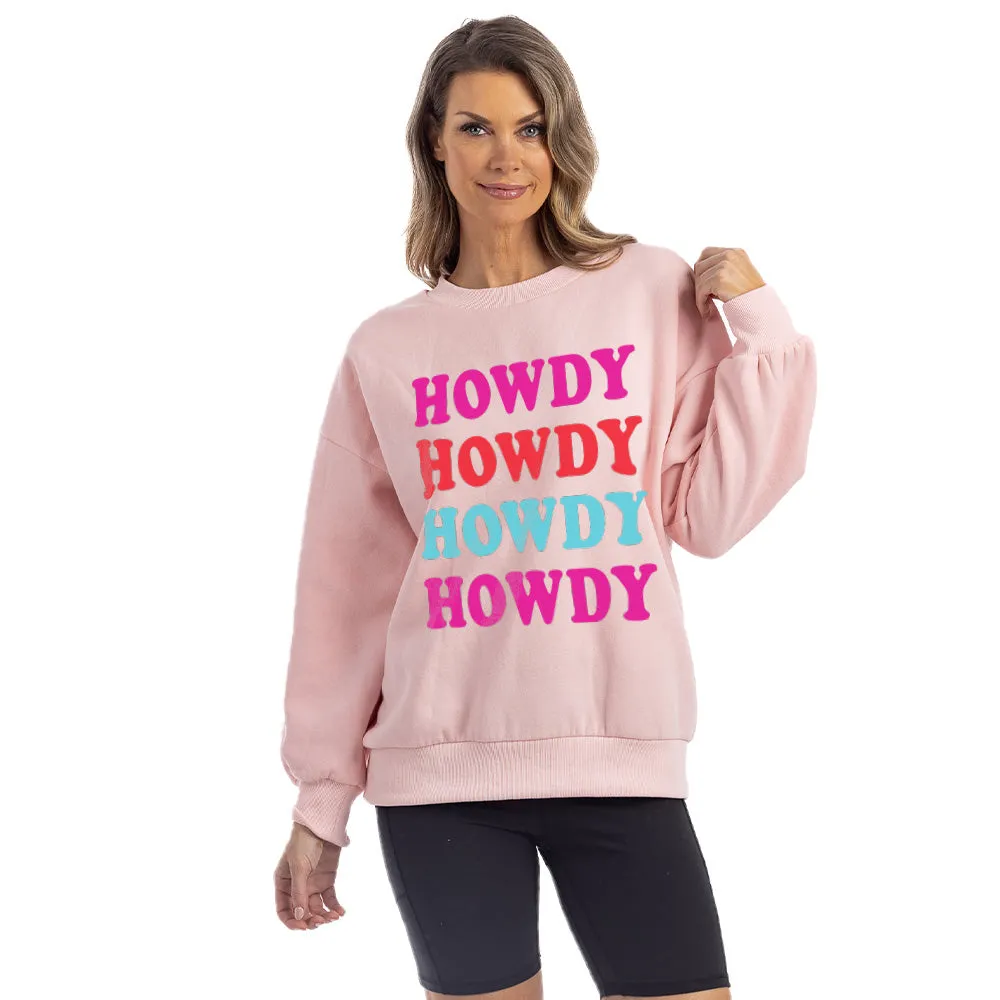 Howdy Howdy Howdy Women Wholesale Sweatshirt