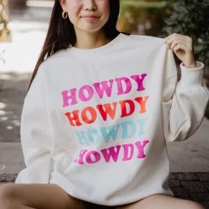 Howdy Howdy Howdy Women Wholesale Sweatshirt