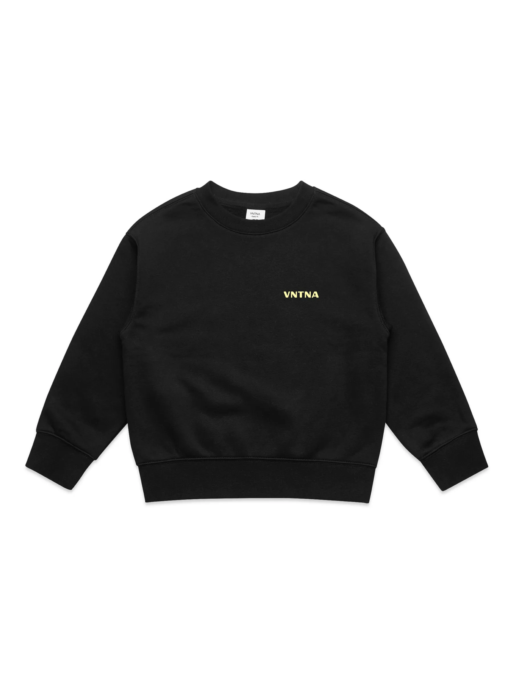 Kids Carmel Crew - Fish Flower Black