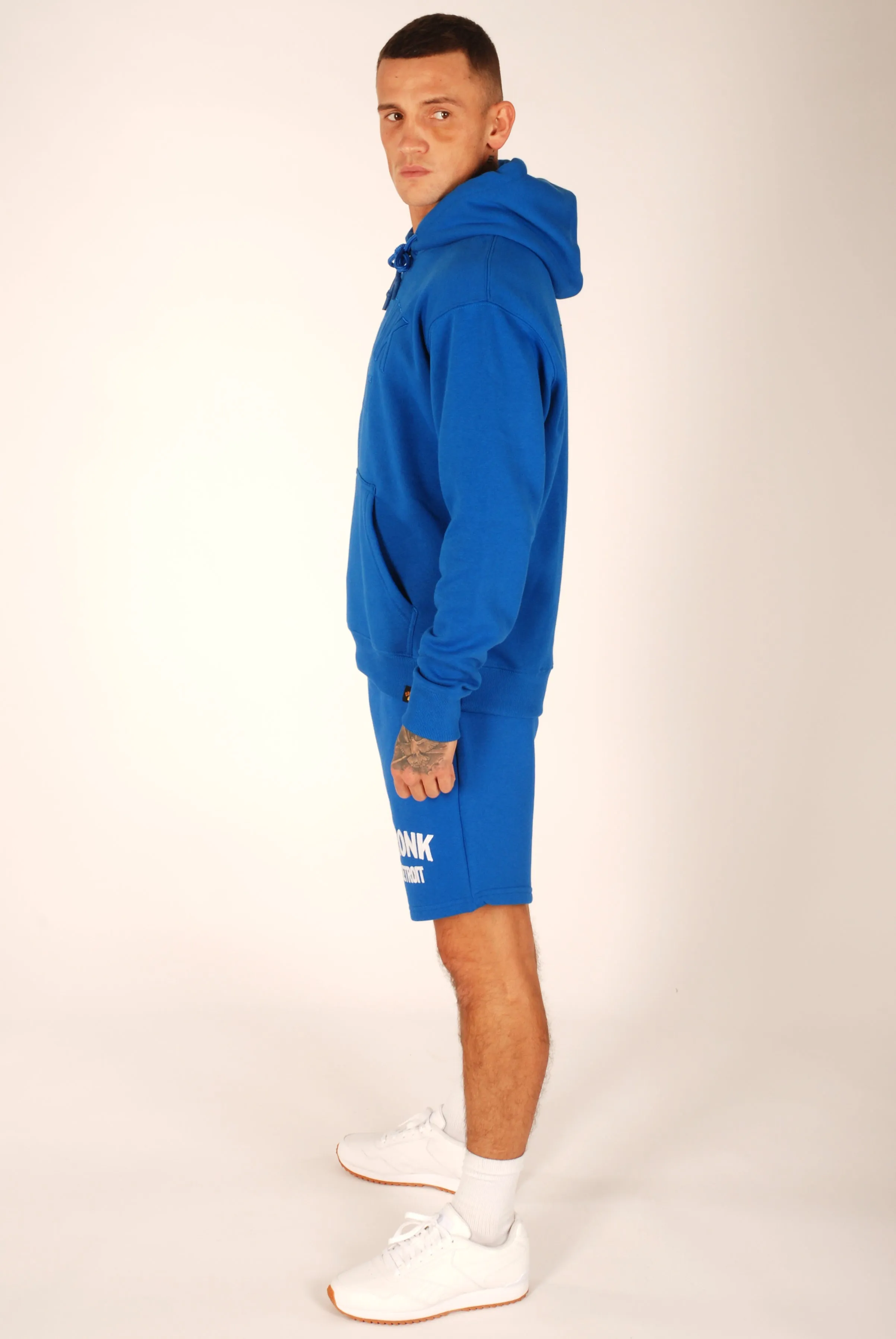 KRONK Detroit Stealth Hoodie Regular Fit Royal Blue