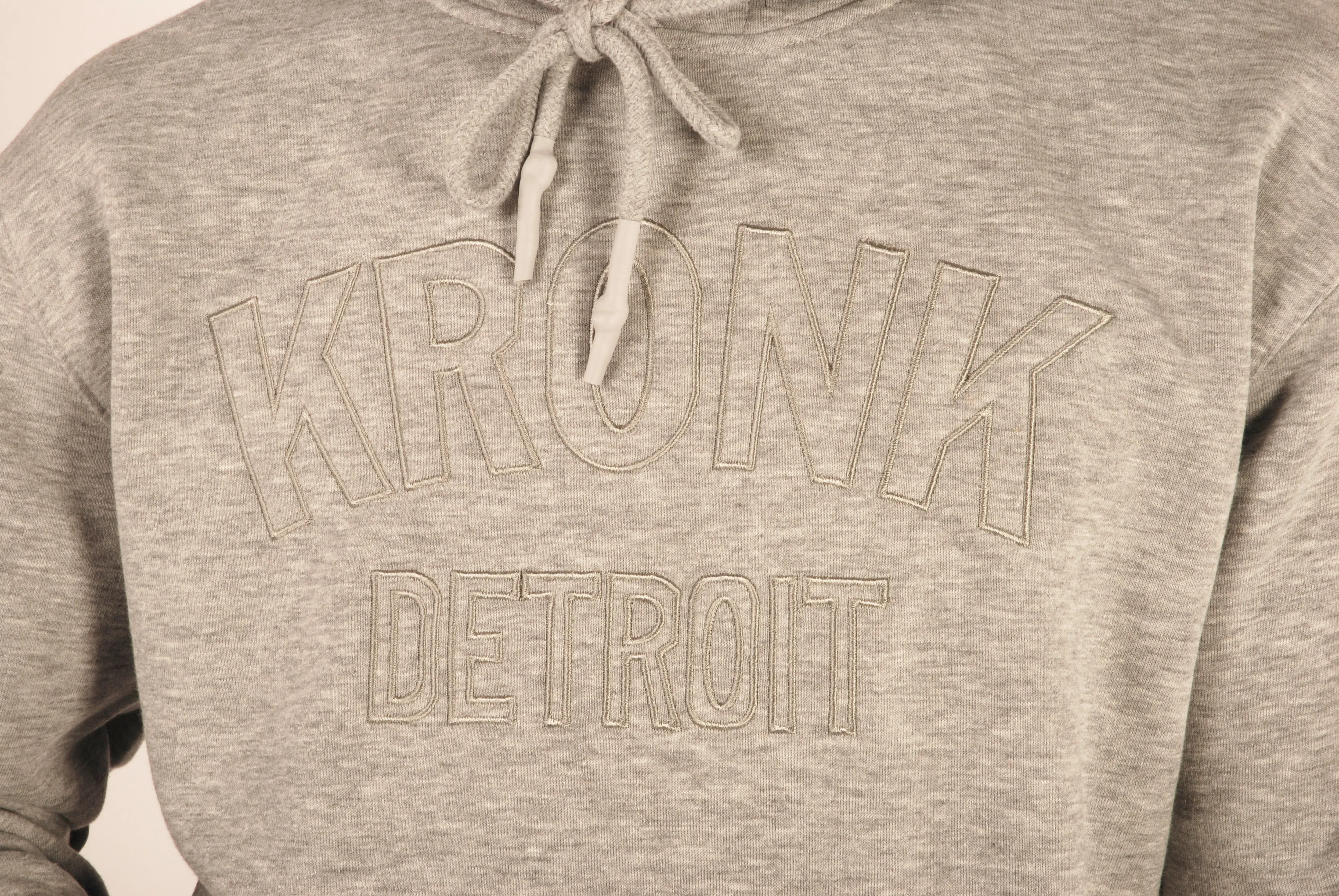 KRONK Detroit Stealth Hoodie Regular Fit Sport Grey