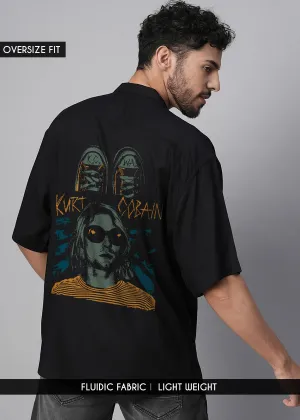 Kurt Cobain Mens Fluidic Oversized Shirt