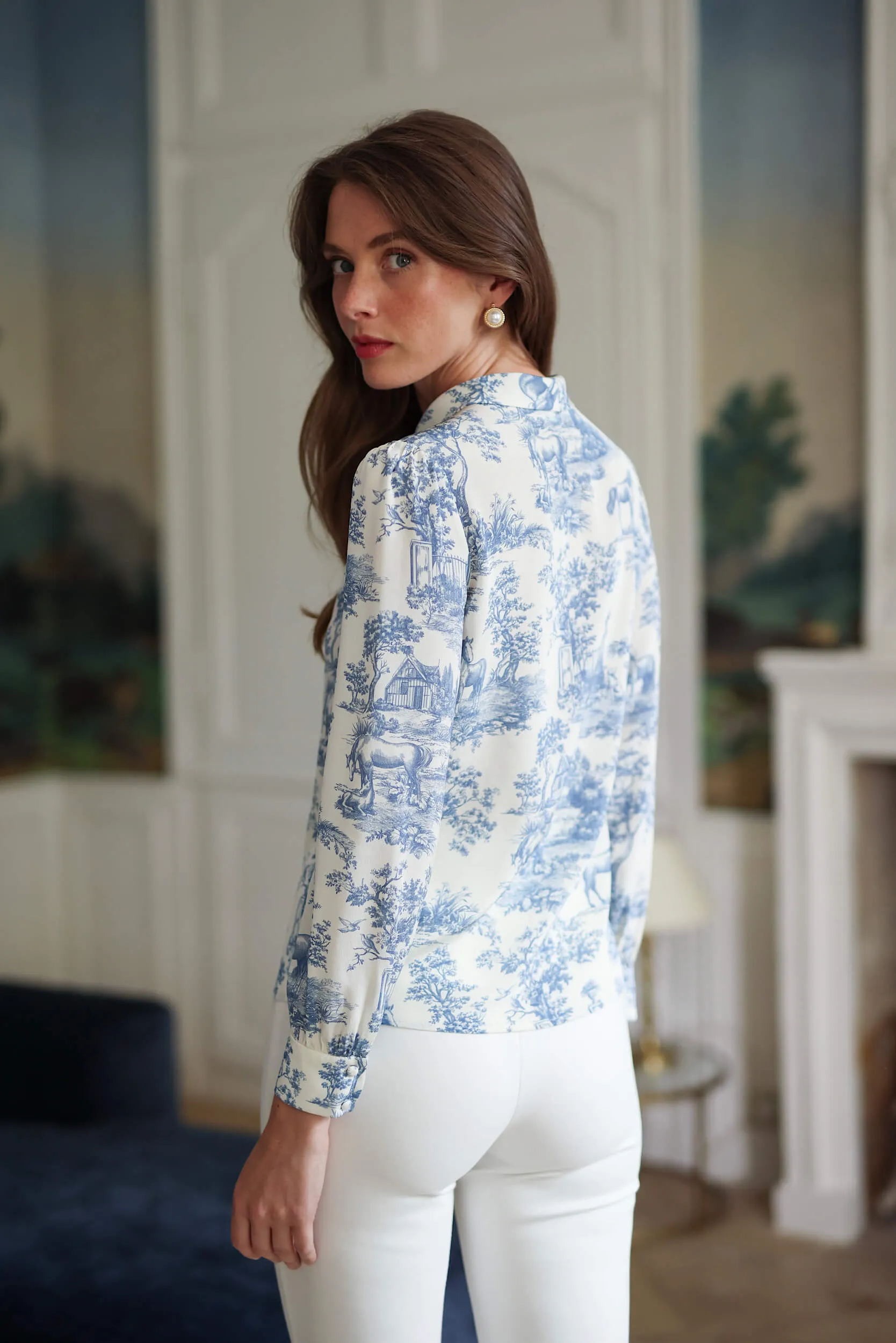 Lena Toile De Jouy Blouse