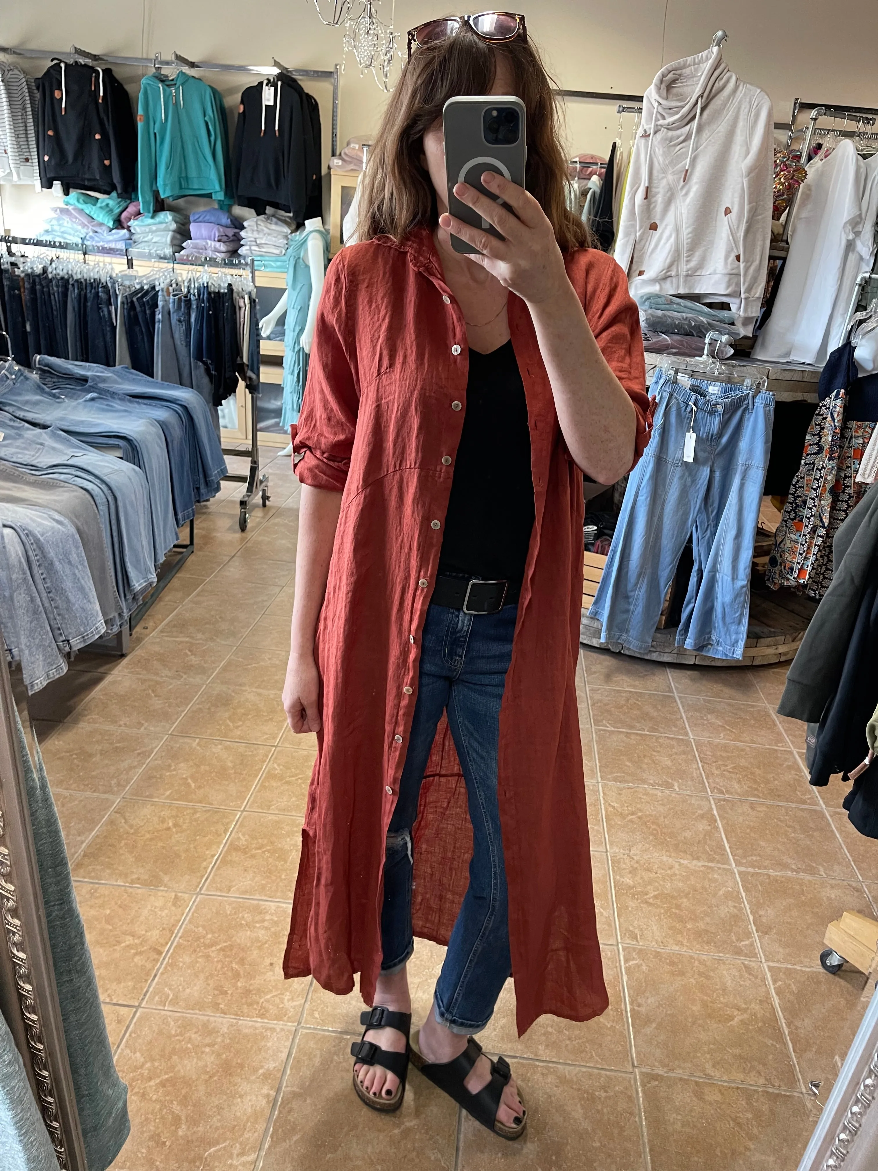 Linen Long Tunic or Dress