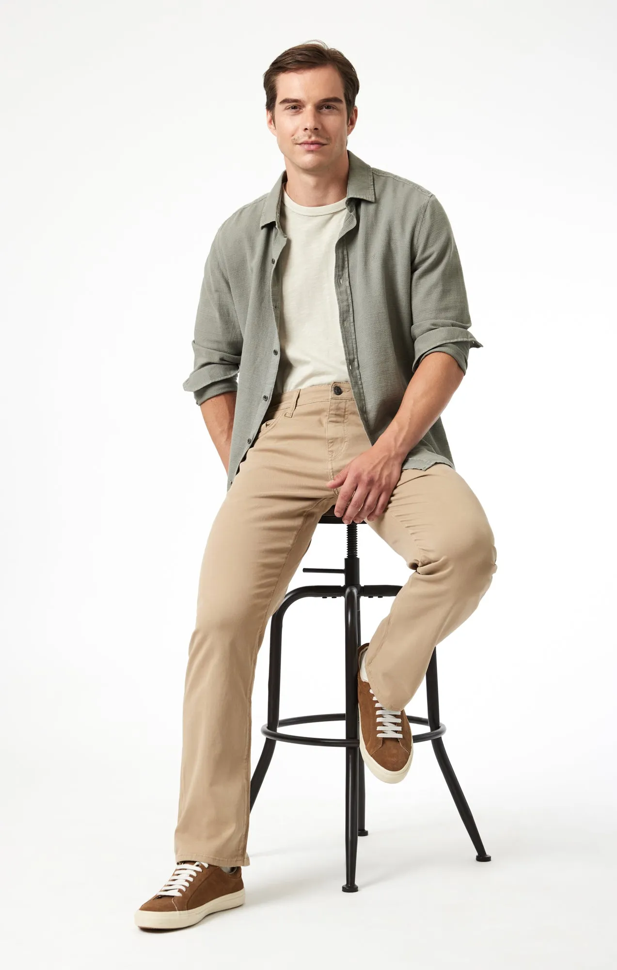 MATT RELAXED STRAIGHT LEG IN KHAKI CASUAL TWILL