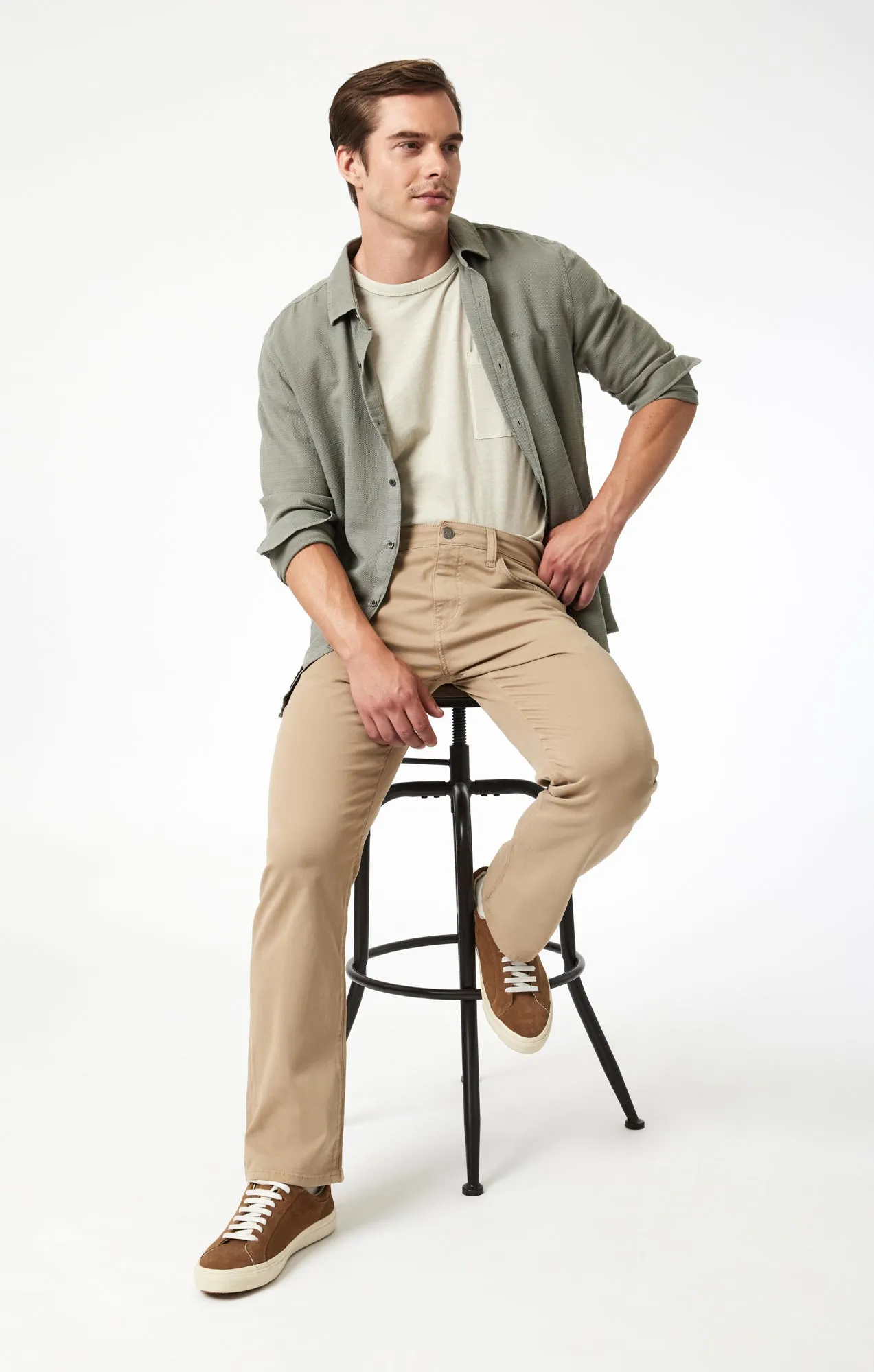 MATT RELAXED STRAIGHT LEG IN KHAKI CASUAL TWILL