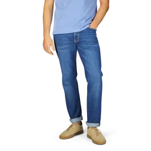 Medium Blue Washed Cotton TM005 Jeans