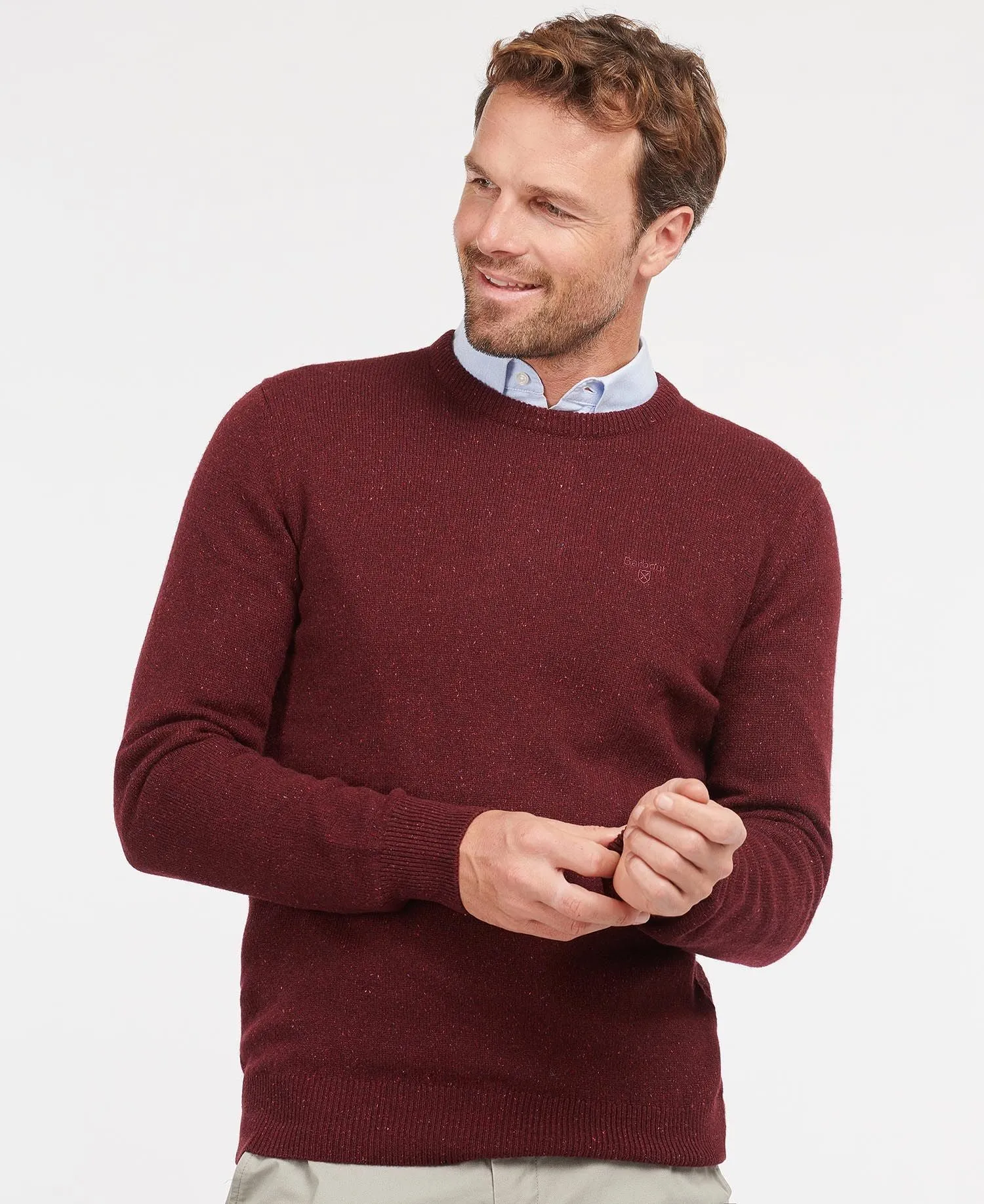 Men's Tisbury Crew Neck Sweater - Ruby