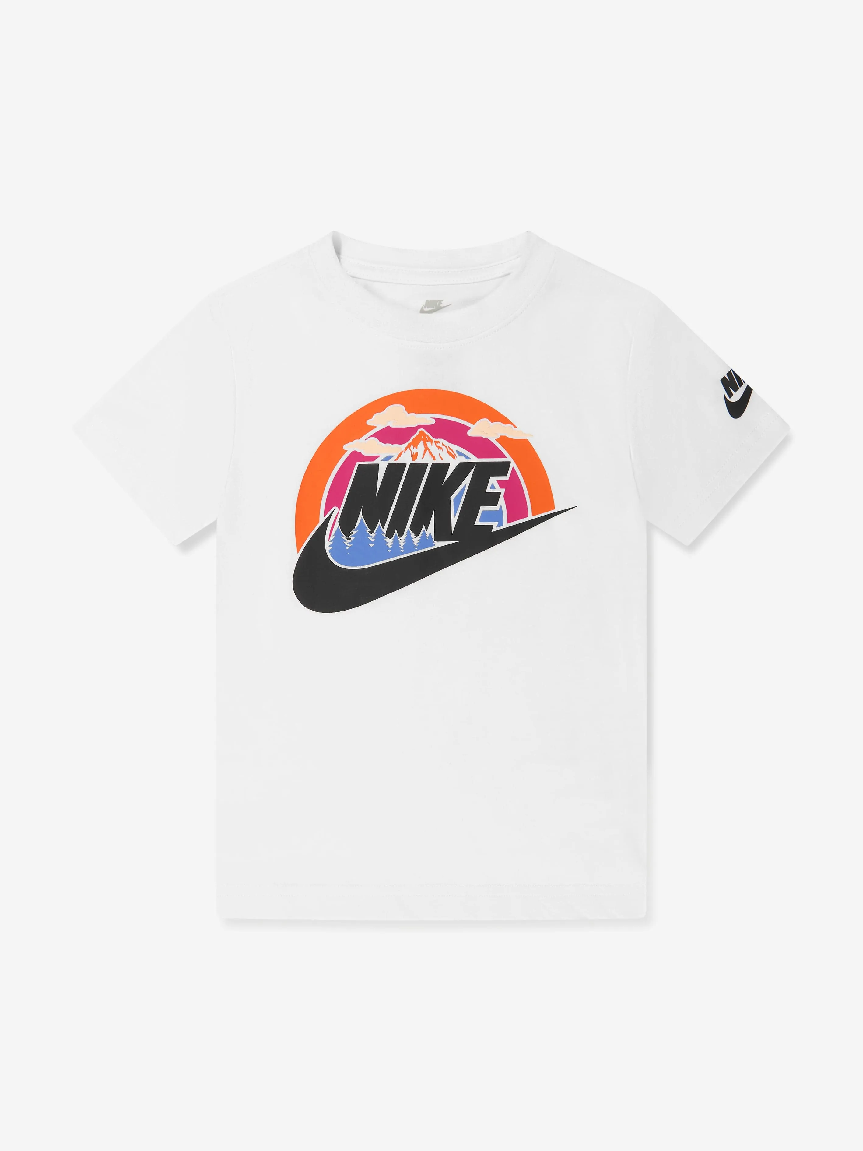 Nike Boys Wilderness Futura T-Shirt in White