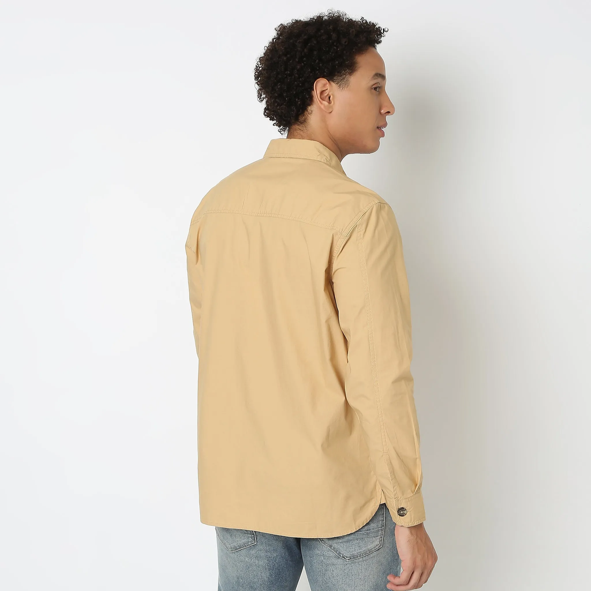 Parachute Oversized Regular Fit Solid Shirt !!! Trendy & Stylish