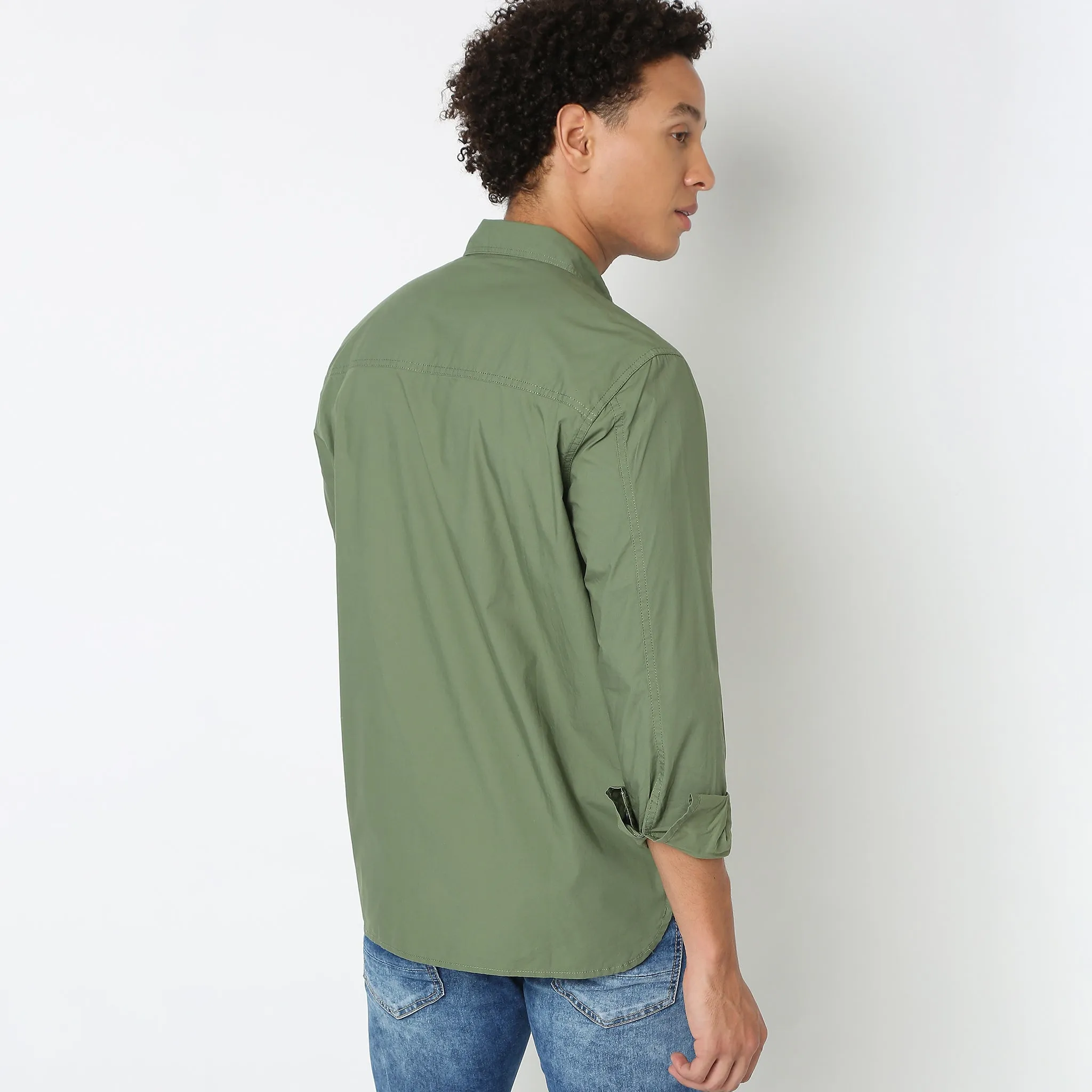 Parachute Oversized Regular Fit Solid Shirt !!! Trendy & Stylish