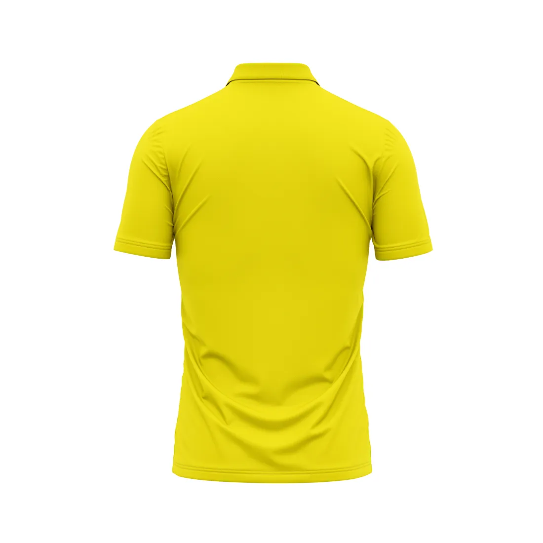 Polo Neck Printed Jersey Yellow NP50000198