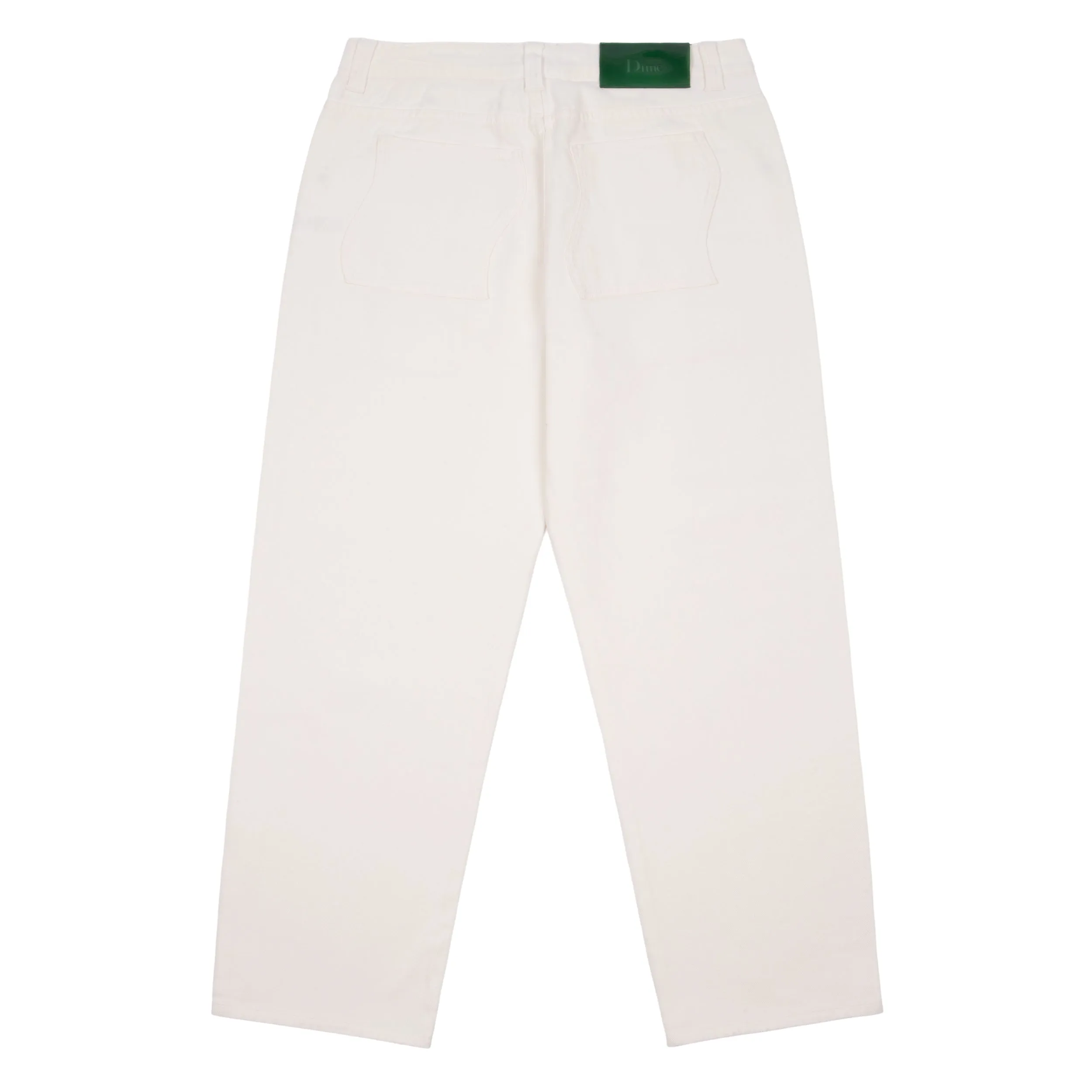 Relaxed Denim Pants, Off White