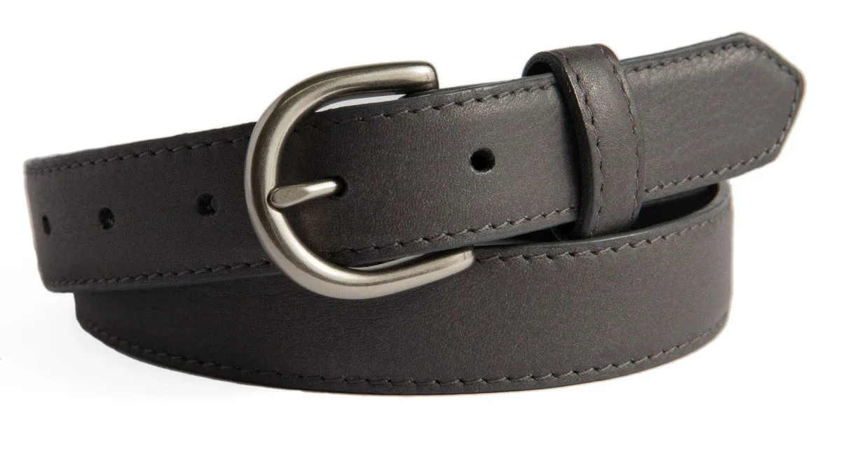 Soho Belt, (1") Brushed Silver Buckle