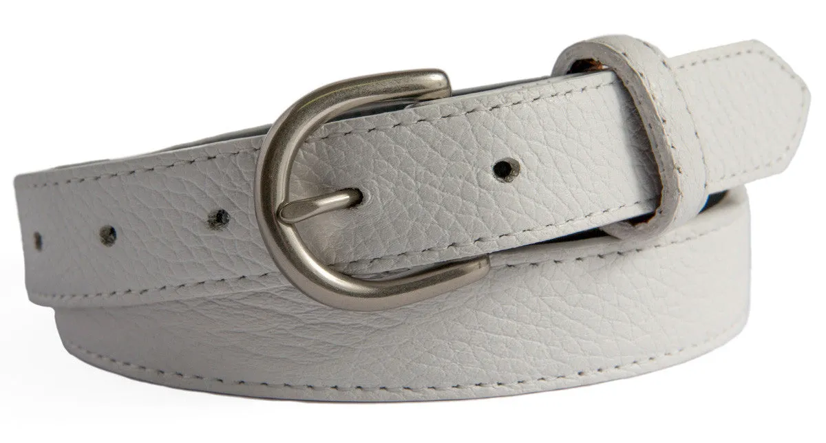 Soho Belt, (1") Brushed Silver Buckle