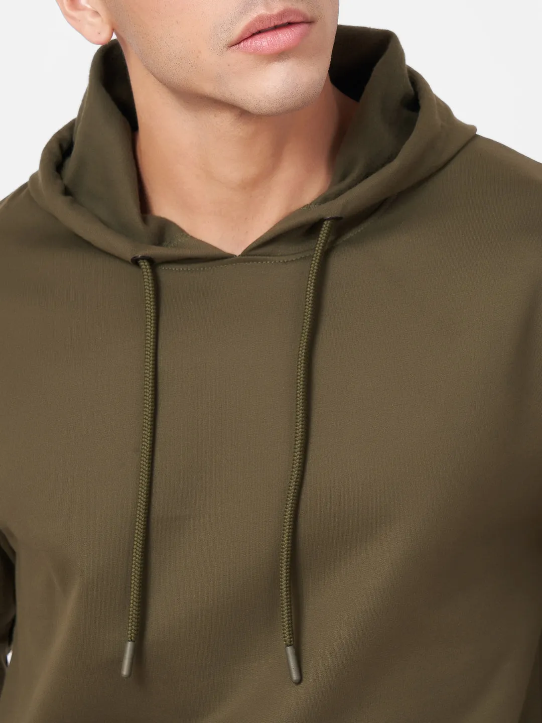 Solid Oversized Full Sleeve Hoodie