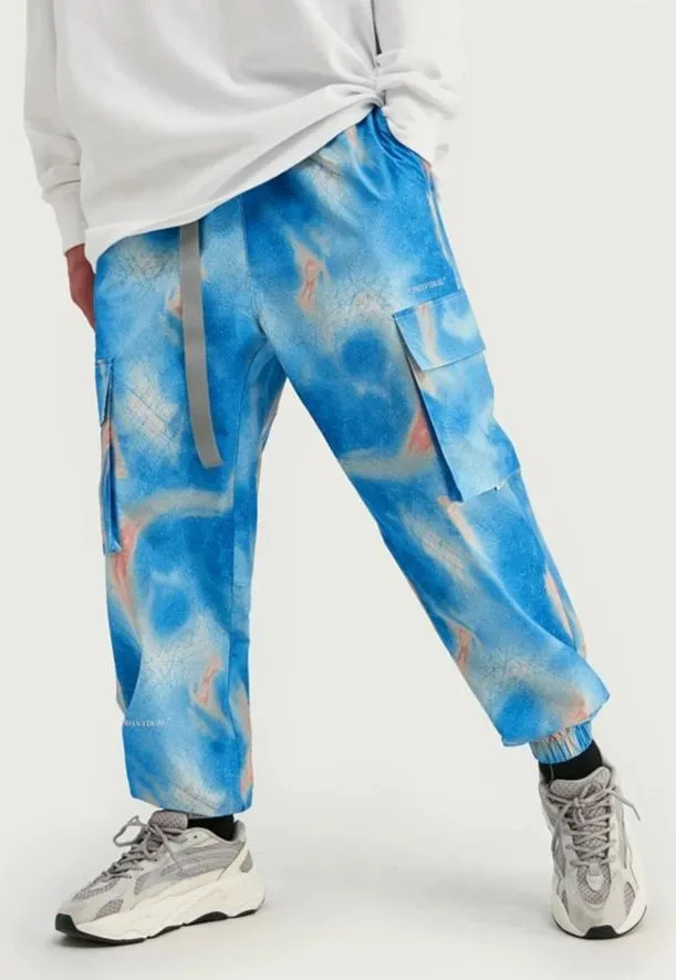 SPIRIT X Tie-Dye Loose Fit Harem Pants