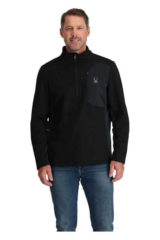 Spyder Bandit 1/2 Zip Fleece Black