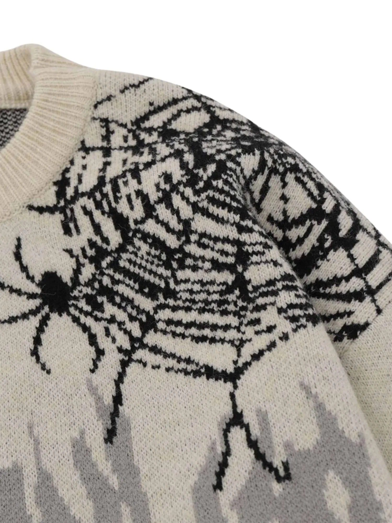 Thesupermade Cobweb Raw Edge Sweater - 1976