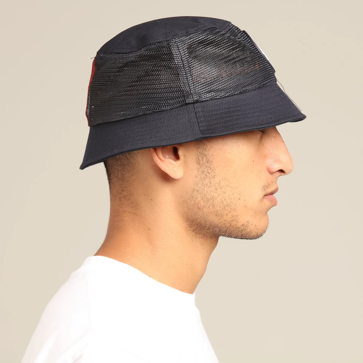 Tommy Jeans TJM Heritage Bucket Hat Navy/Red