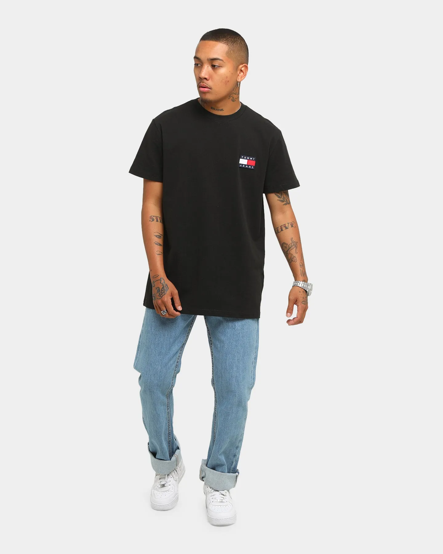 Tommy Jeans TJM Tommy Badge T-Shirt Black