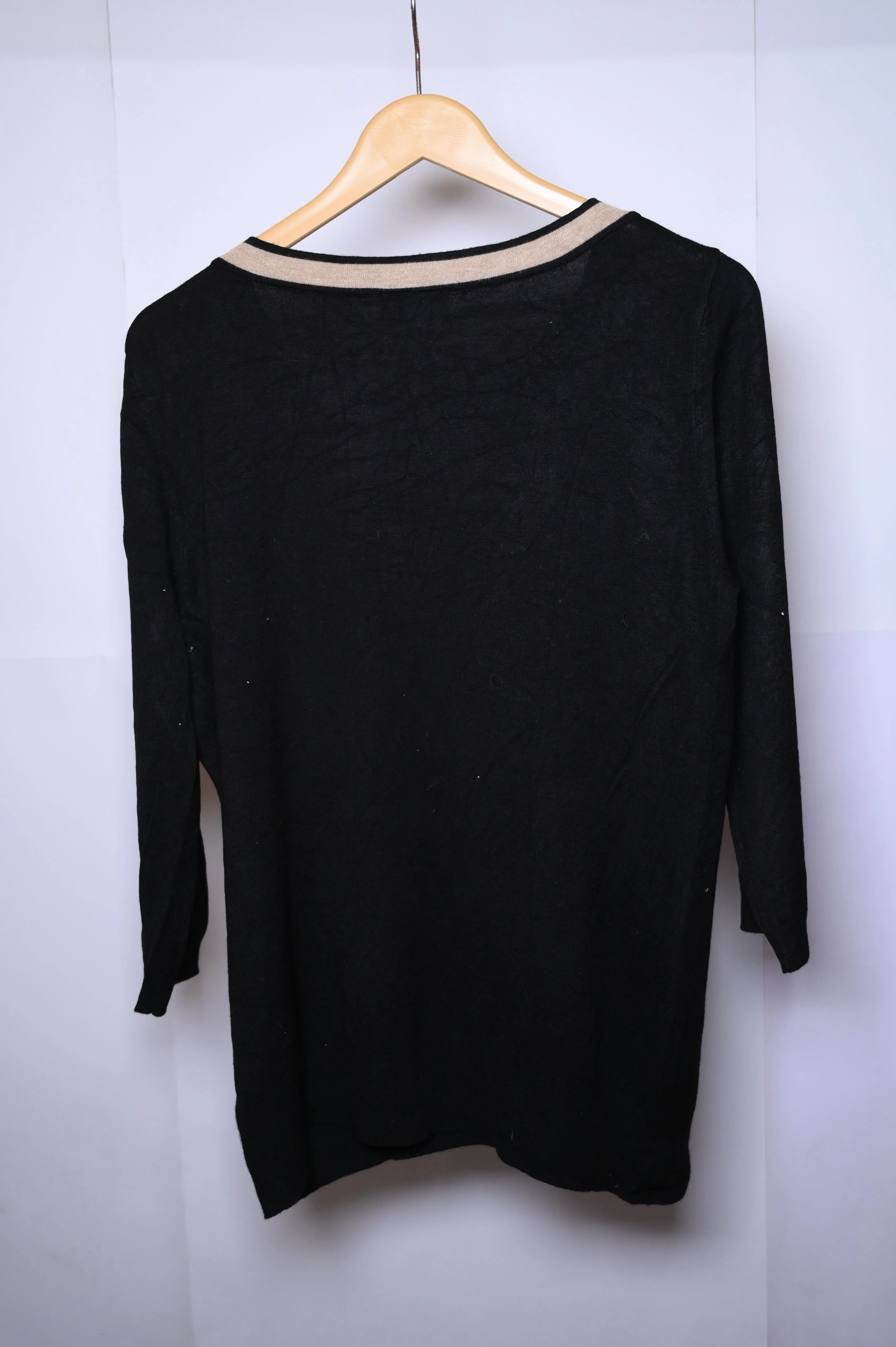 Wallis Medium Fawn and Black Sweatshirt